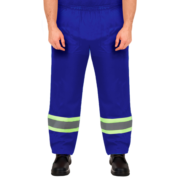 Calça Plus Size Royal Elástico Total Faixa Refletiva - Uniforme