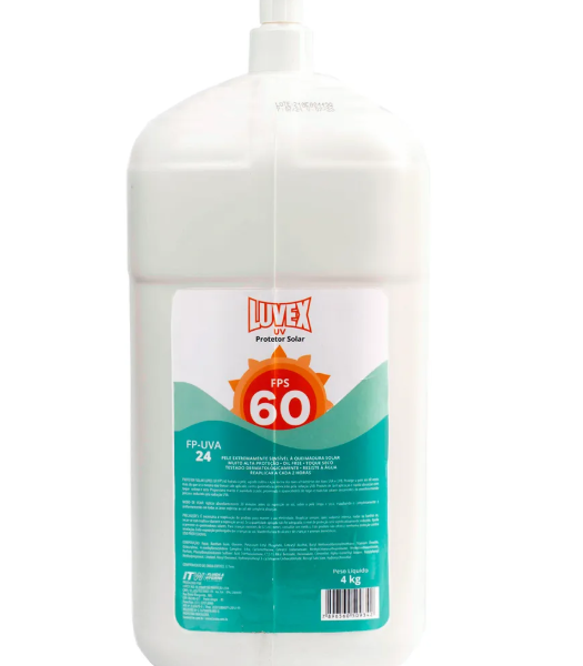 Protetor Solar UV PFS 60 4kg - Luvex