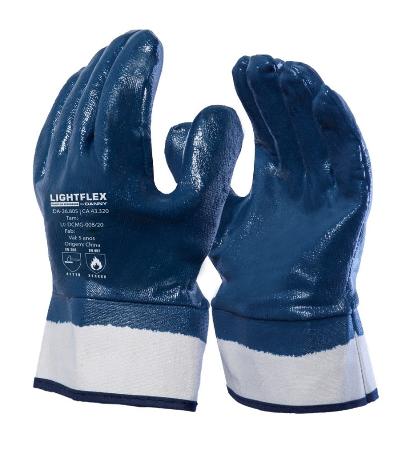 Luva Punho De Segurança Lightflex Azul Unidade CA 43320 – Danny