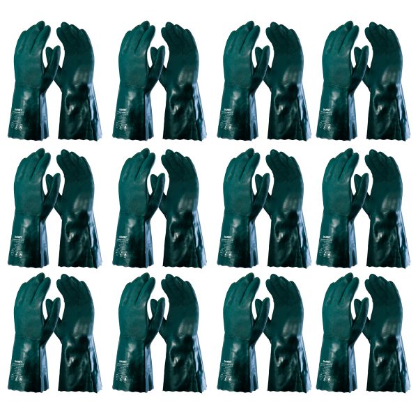 Luva Petronit 35cm Verde CA 40304 Kit 12 Pares - Danny