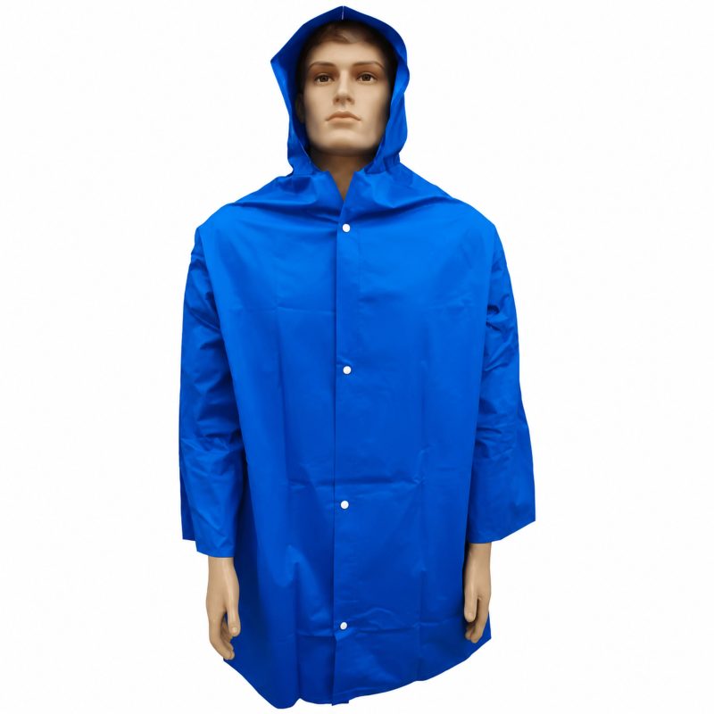 Capa de Chuva PVC Azul  Forrado CA 28449- Brascamp