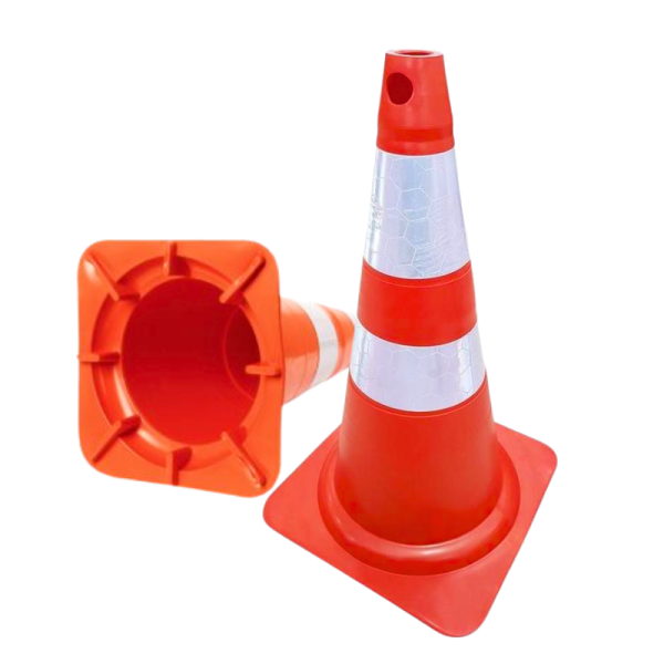 Cone Flexível NBR Laranja Faixa Refletiva 1.0 - Plastcor