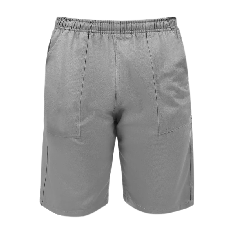Bermuda Plus Size Cinza Elástico Total – Uniforme