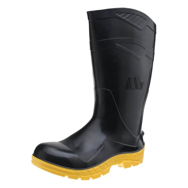Bota de PVC Cano Alto Preta All Work CA 40637 - Marluvas