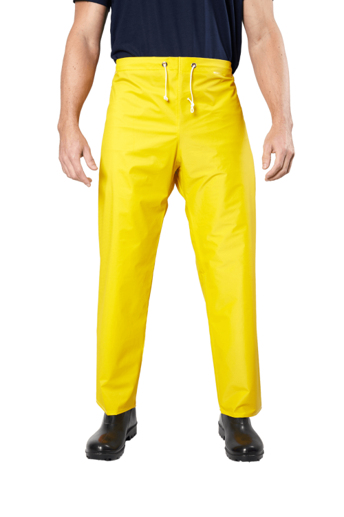 Calça Capa de Chuva PVC Amarelo Forrado CA 28449- Brascamp