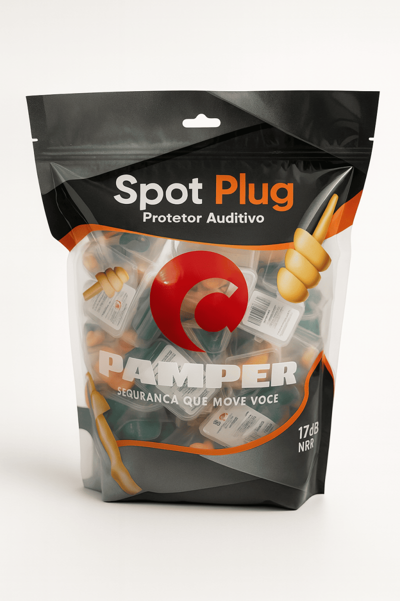 Protetor Auditivo Spot Plug 50 Unidades – Camper