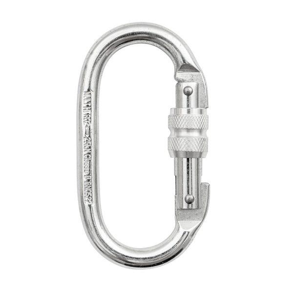 Mosquetão Oval Rosca em Aço MULT 5200 - Mg Cinto