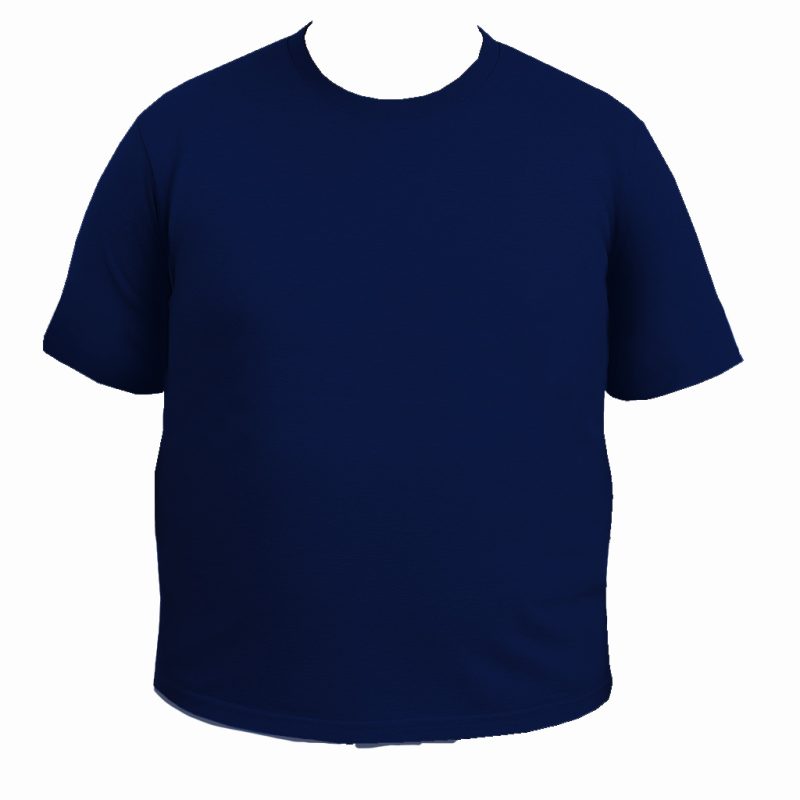 Camiseta Plus Size Manga Curta Azul Marinho – Uniforme