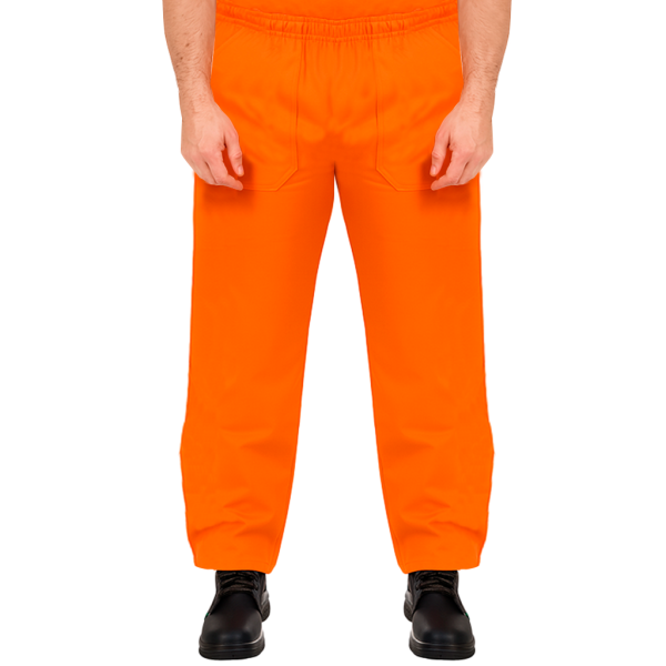 Calça Plus Size  Laranja - Uniforme