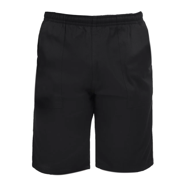 Bermuda Plus Size Preta Elástico Total - Uniforme